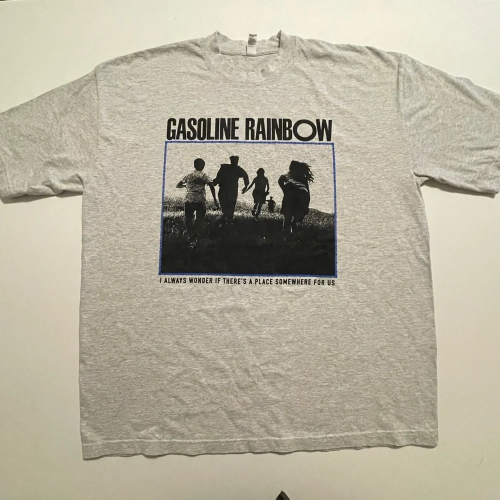 Gasoline Rainbow Oregon Film T Shirt‎ Mubi XL Heather Grey